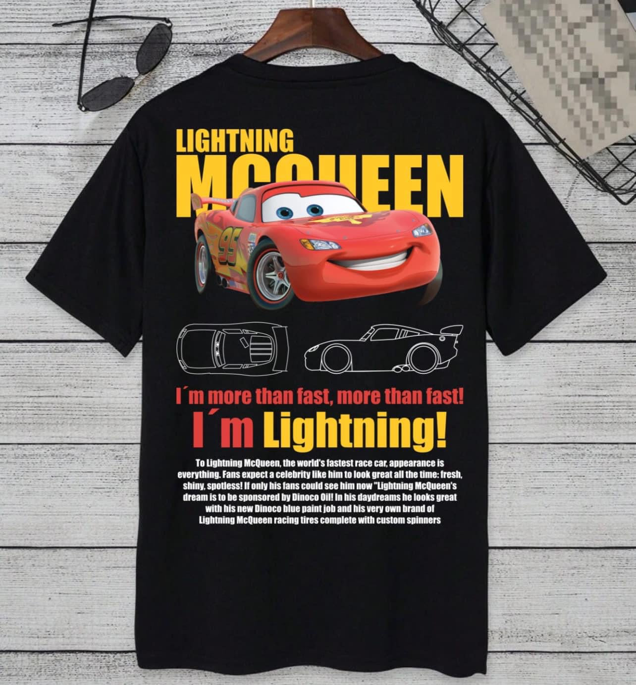 Playera Cars Rayo McQueen