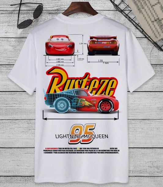 Playera Cars Rayo McQueen Rusteze